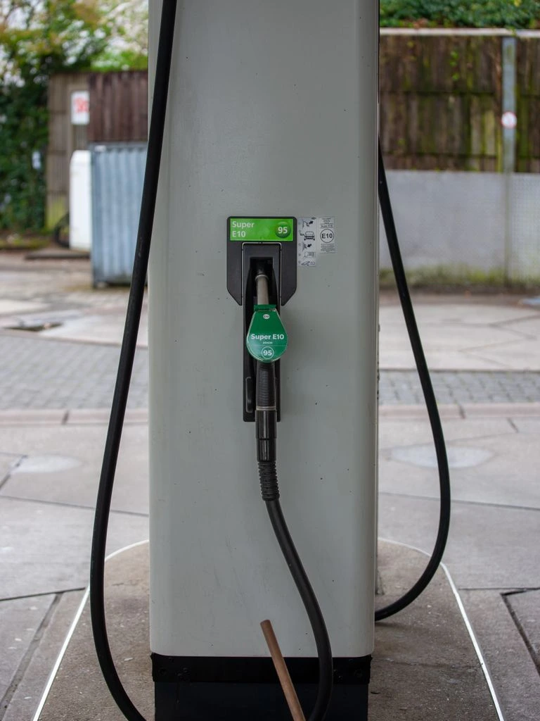 Biofuel minivan transfer waiting at Miyanoura port, Yakushima.